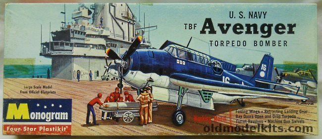 Monogram 1/48 Grumman TBF Avenger - Four Star Issue, PA31-149 plastic model kit